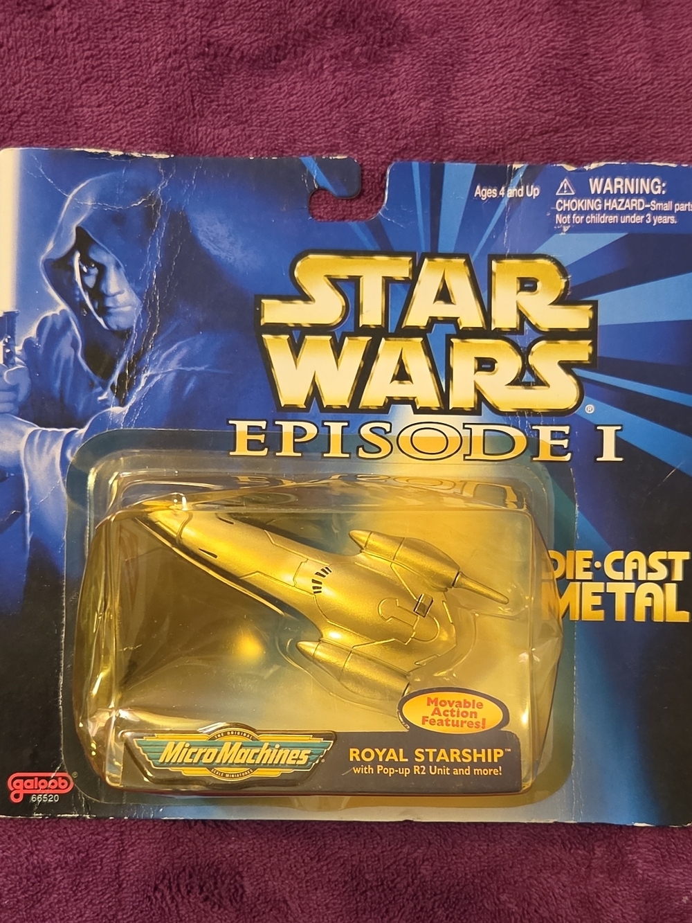 Machine MicroMachines Royal Starship - Metallic Gold and Silver